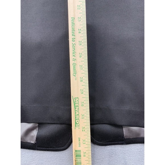 Bachrach Sports Coat Mens Size XL Black 100% Silk Three Button Notch Unvented - Picture 13 of 16